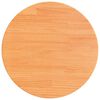 vidaXL Table Top Round Wax Brown Ø50x2.5 cm Solid Wood Pine