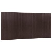 vidaXL Room Divider Dark Brown 165x400 cm Bamboo