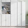 vidaXL Highboard White 50x42.5x185 cm Engineered Wood