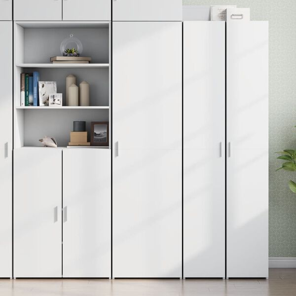 vidaXL Highboard White 50x42.5x185 cm Engineered Wood