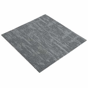 vidaXL Carpet Tile Concrete Grey 50 x 50 cm 4 pcs PP and Bitumen