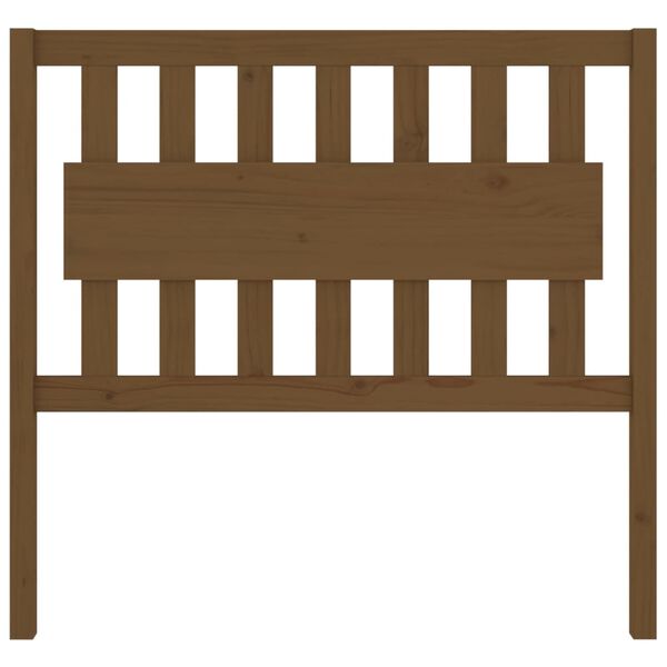 vidaXL Bed Headboard Honey Brown 105.5x4x100 cm Solid Wood Pine