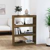 vidaXL Book Cabinet/Room Divider Honey Brown 80x30x103.5 cm Wood Pine
