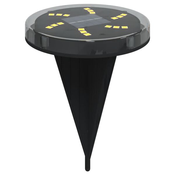 vidaXL Solar Ground Lights with Ground Spikes Outdoor 4 pcs Warm White