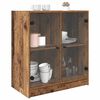 vidaXL Side Cabinet Old Wood 68 x 37 x 75.5 cm Engineered Wood
