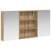 vidaXL Bathroom Cabinet Set 3 pcs 100 x 10.5 x 50 cm Engineered wood