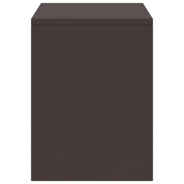 vidaXL Bedside Cabinets 2 pcs Dark Brown 35x30x40 cm Solid Pinewood