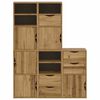 vidaXL Side Cabinets 5 pcs "ODDA" 40x24x79 cm Solid Wood Pine