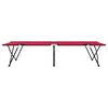 vidaXL Folding Camping Bed 2 pcs Red 206 x 76 x 74 cm Oxford and Steel