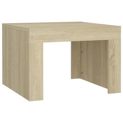 vidaXL Coffee Table Sonoma Oak 50x50x35 cm Engineered Wood