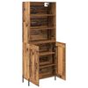 vidaXL Highboard Old Wood 69.5 x 32.5 x 180 cm Engineered Wood