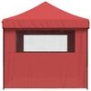 vidaXL Party Tent Folding Burgundy 292 x 440 x 315 cm Oxford Fabric