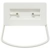 vidaXL Cabinet Handles 2 pcs White 85 x 45 mm Metal