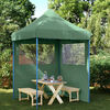 vidaXL Party Tent Folding Green 200 x 200 x 306 cm Oxford Fabric