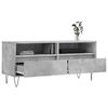 vidaXL TV Cabinet Concrete Grey 100x34.5x44.5 cm Engineered Wood