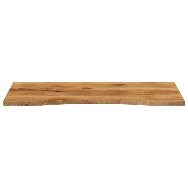 vidaXL Desk Top with Curve 140x60x2.5 cm Solid Wood Rough Mango