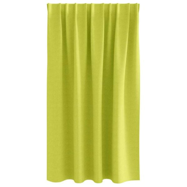vidaXL Blackout Curtains with Rings 2 pcs Green 140 x 140 cm Polyester