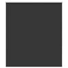 vidaXL Roller Blind Blackout Black 125x175 cm Fabric Width 121.6 cm Polyester