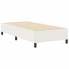 vidaXL Bed Frame Cream 100 x 200 cm Corduroy fabric