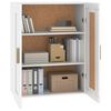 vidaXL Wall Cabinet White 69.5x32.5x90 cm Engineered Wood