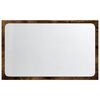 vidaXL LED Bathroom Mirror Sonoma Oak 60x8.5x38 cm Engineered Wood