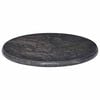 vidaXL Table Top Black &Oslash;50x2.5 cm Marble