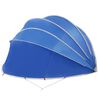 vidaXL Pool Dome Folding Manual Blue 592 x 590 x 275 cm