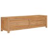 vidaXL TV Cabinet 115x30x35 cm Solid Teak Wood