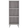 vidaXL Highboard Grey Sonoma 34.5x34x180 cm Engineered Wood