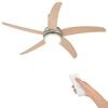 vidaXL Ceiling Fan with Light &Oslash; 130 cm Sonoma