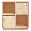 vidaXL Sideboard 74x35x80cm Solid Wood Pine