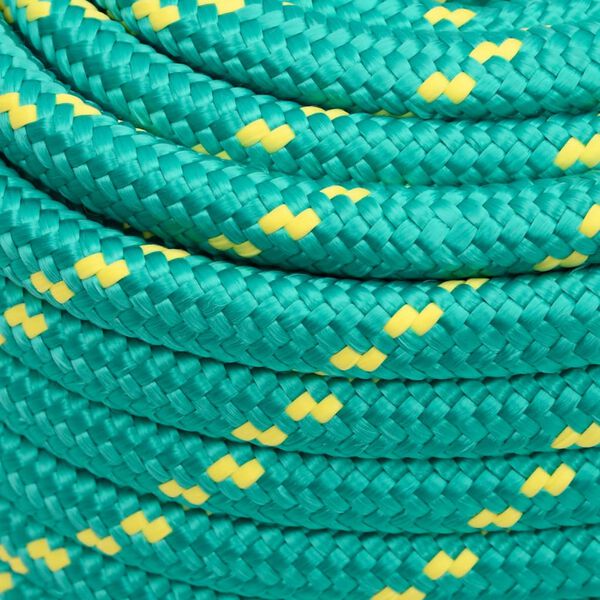vidaXL Boat Rope Green 20 mm 25 m Polypropylene