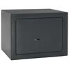 vidaXL Safe Box with Lock Grey 17 x 23 x 17 cm Steel