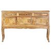 vidaXL Sideboard 110x35x75 cm Solid Mango Wood