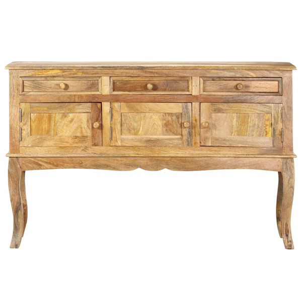vidaXL Sideboard 110x35x75 cm Solid Mango Wood