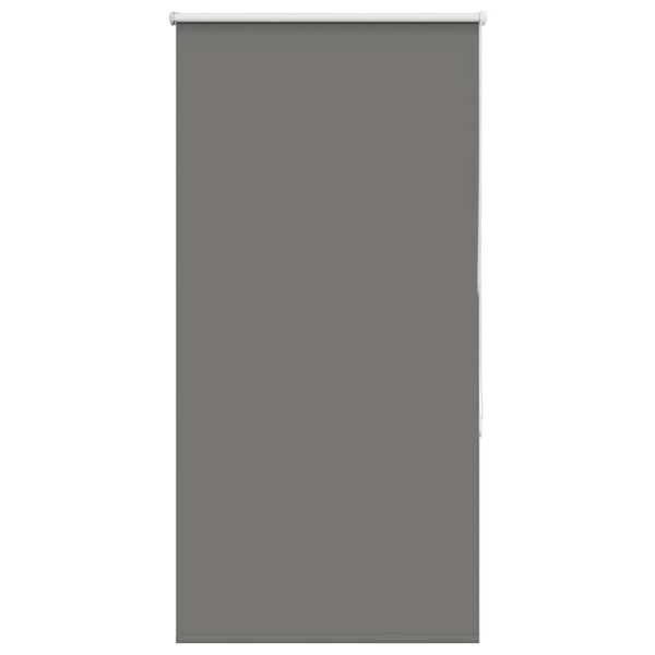vidaXL Roller Blind Blackout Grey 65x150 cm Fabric Width 60.7 cm Polyester