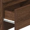 vidaXL Bedside Cabinets 2 pcs with 2 Drawers Brown Oak 40x33x60 cm