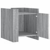 vidaXL Bedside Cabinet Grey Sonoma 45x50x50 cm Engineered Wood
