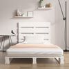 vidaXL Bed Frame without Mattress White 90x200 cm Solid Wood Pine