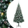 vidaXL Artificial Christmas Tree Green 210 cm