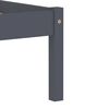 vidaXL Bed Frame without Mattress Grey Solid Pine Wood 140x200 cm