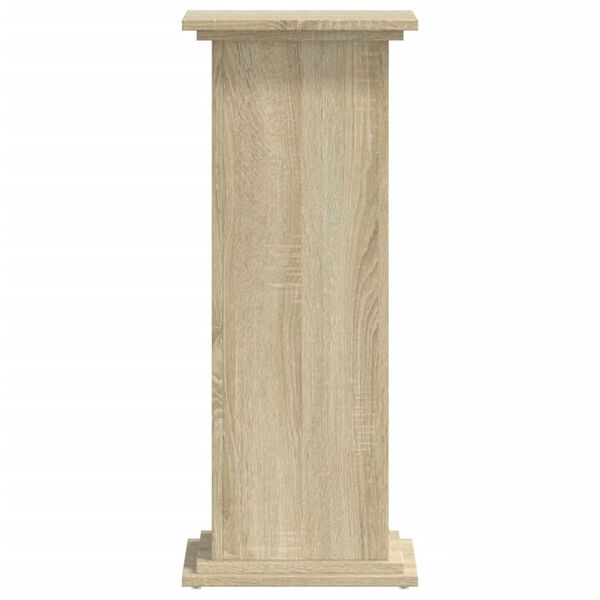 vidaXL Plant Stand Sonoma Oak 33x33x80 cm Engineered Wood