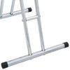 vidaXL Bicycle Stand for 1 Bike Floor Freestanding Galvanised Steel