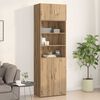 vidaXL Wall Cabinet Artisan oak 70 x 42.5 x 40 cm Engineered wood