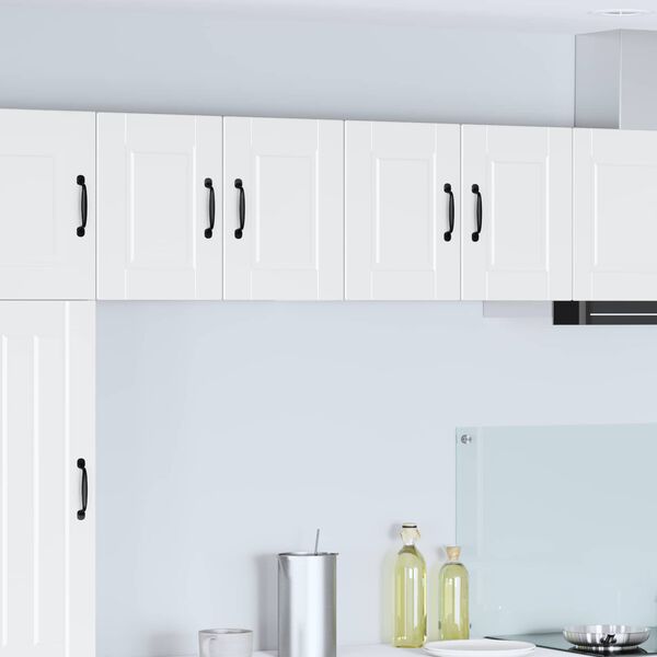 vidaXL Kitchen Cabinet 2 pcs White 60 x 31 x 40 cm Engineered Wood