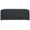 vidaXL Furniture Cover Plain Black 300 x 250 x 70 cm 210D