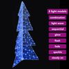 vidaXL Christmas Tree with 160 LEDs Blue 150 cm Acrylic