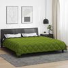 vidaXL Winter Duvet Green and Anthracite 240 x 260 cm Microfiber
