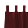 vidaXL Blackout Curtains 2 pcs Wine Red 140 x 260 cm Velvet