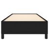 vidaXL Bed Frame without Mattress Black 90x190 cm Single Single Fabric